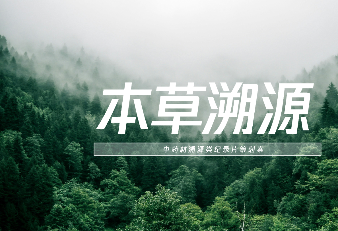 中药材溯源类纪录片《本草溯源》策划方案