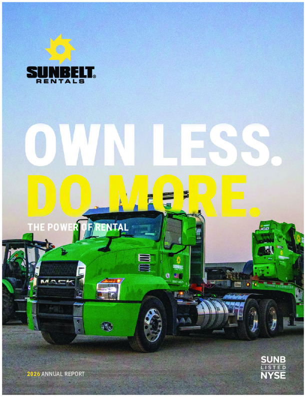 Sunbelt Rentals 2025年度报告