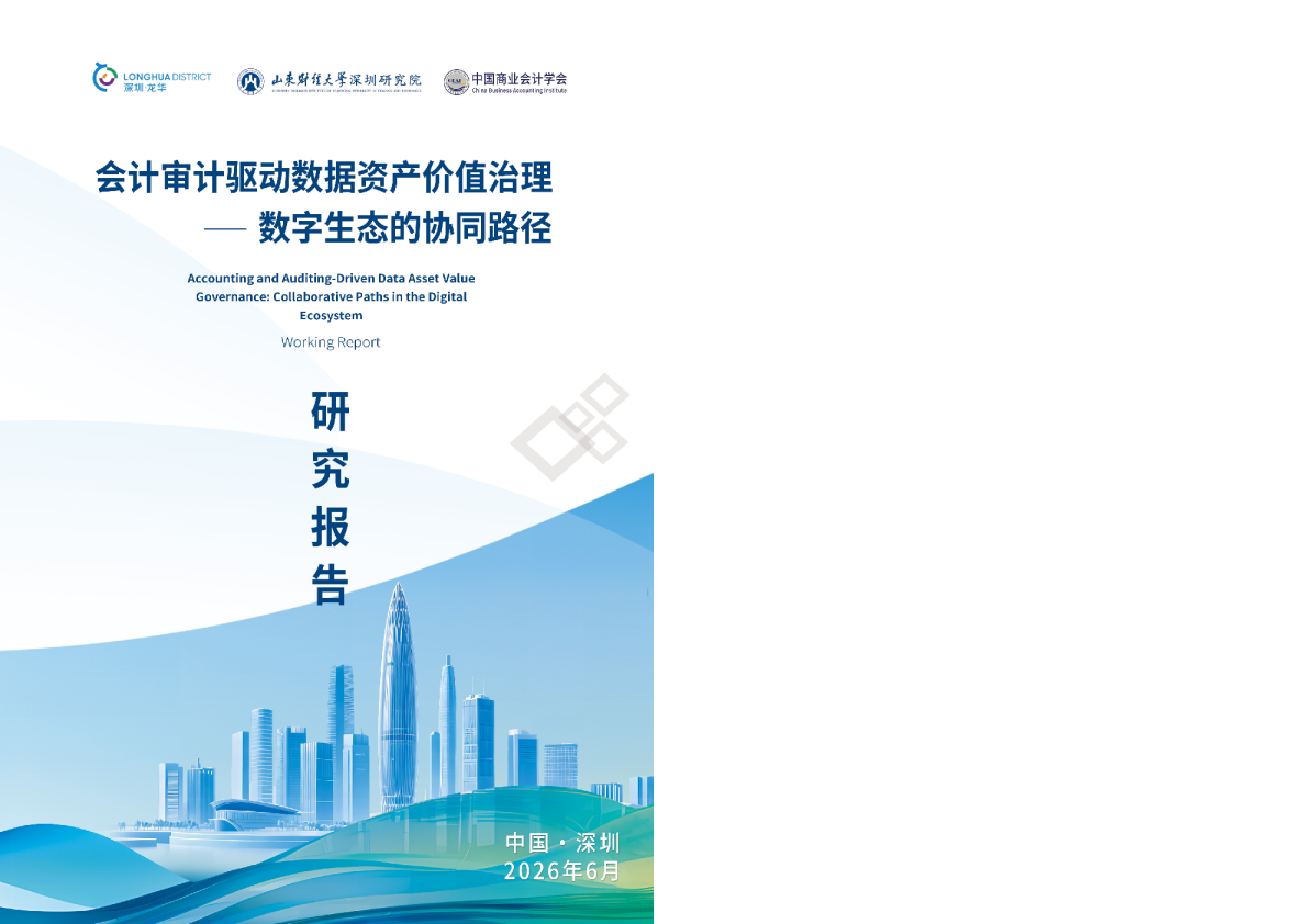 2026会计审计驱动数据资产价值治理：数字生态的协同路径研究报告