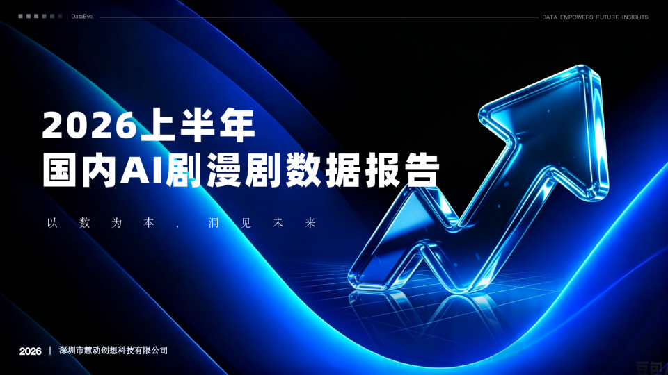 2026上半年国内AI剧漫剧数据报告