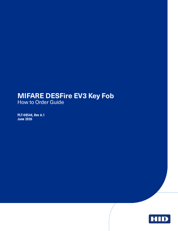
HID MIFARE DESFIRE EV3 钥匙扣