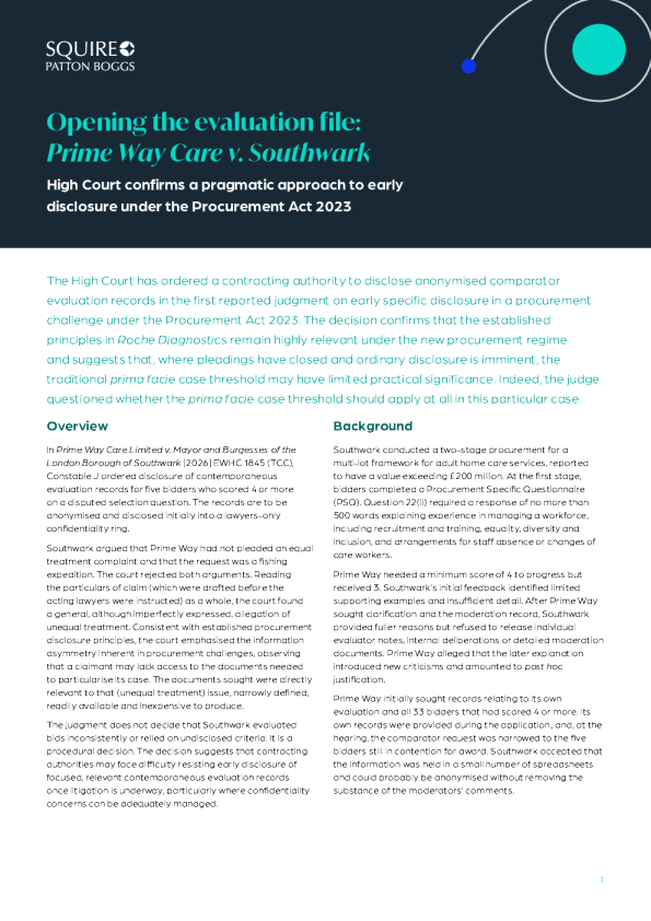
打开评估文件：Prime Way Care 诉 Southwark