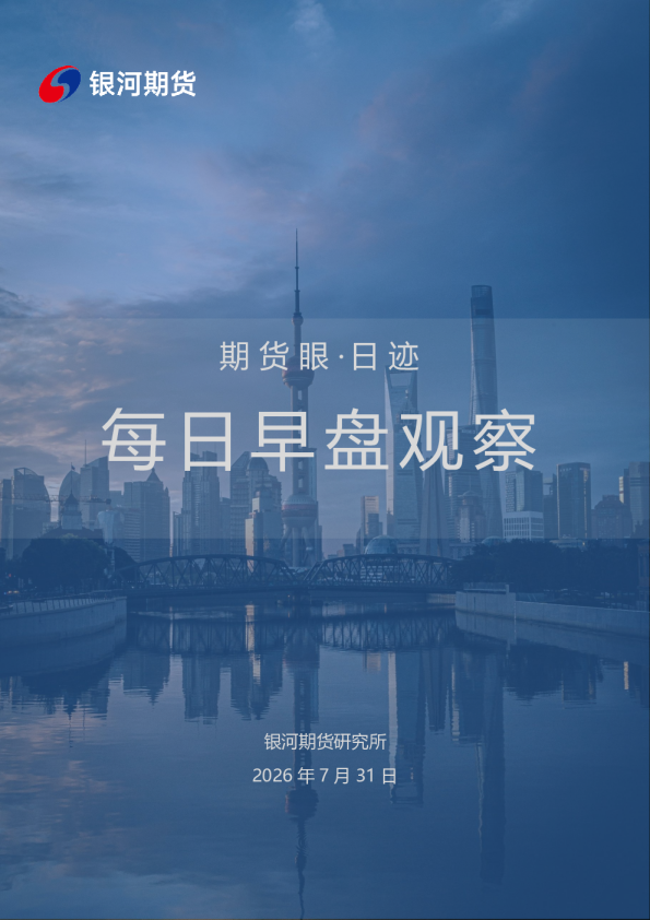 期货眼·日迹：每日早盘观察