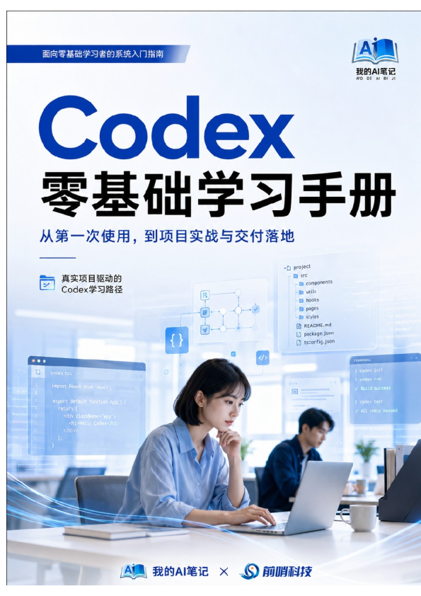 Codex零基础学习手册：从第一次使用到项目实战与交付落地