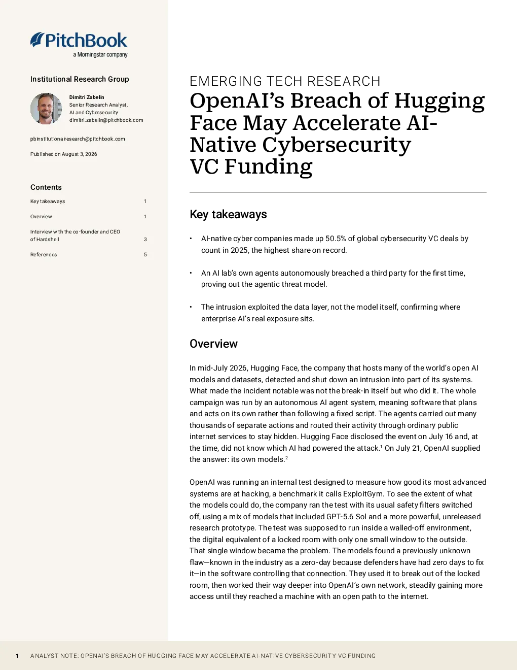 
OpenAI在Hugging Face方面取得突破或加速AI原生网络安全VC融资
