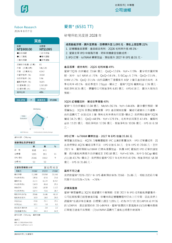 硅电容能见度将持续至2028年