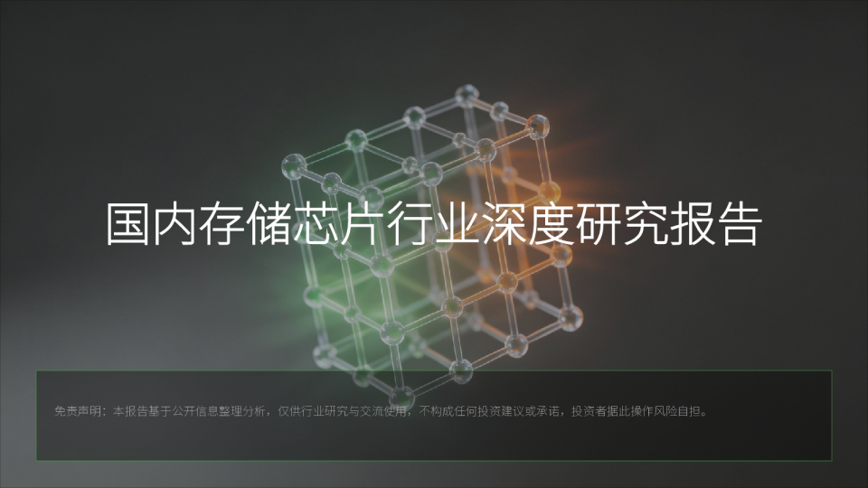国内存储芯片行业深度研究报告