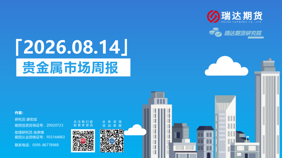 贵金属市场周报