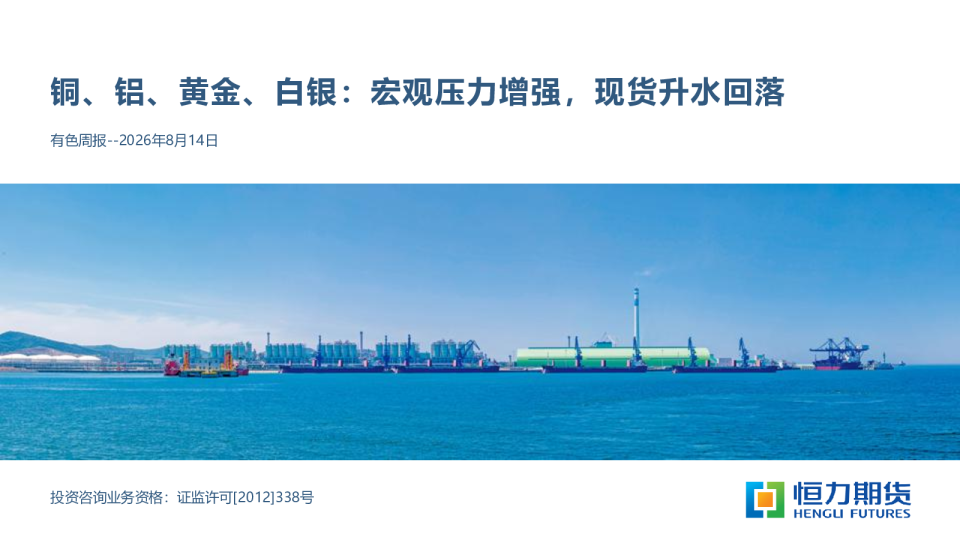有色周报：铜、铝、黄金、白银：宏观压力增强，现货升水回落