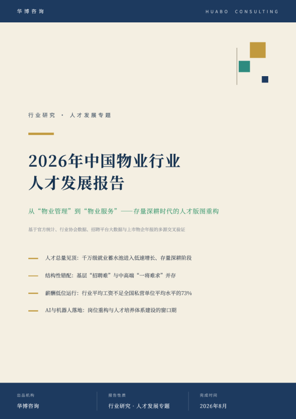 2026年中国物业行业人才发展报告