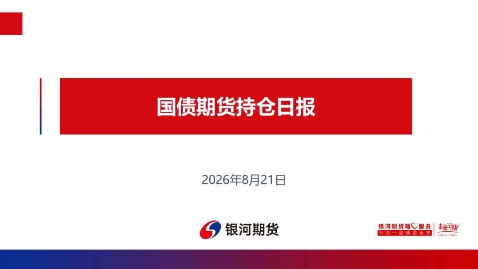 国债期货持仓日报