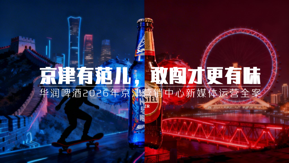 华润啤酒2026年京津营销中心新媒体运营全案
