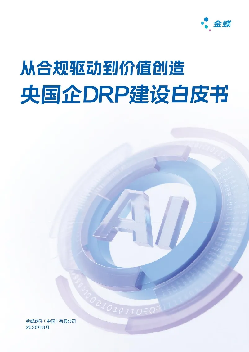 从合规驱动到价值创造央国企DRP建设白皮书