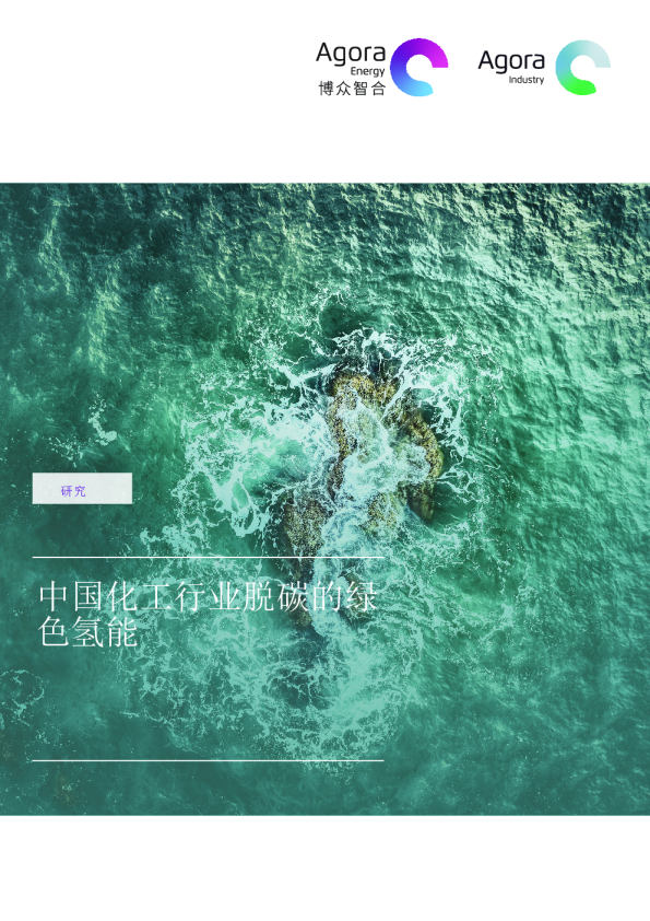 中国化工行业脱碳的绿色氢能