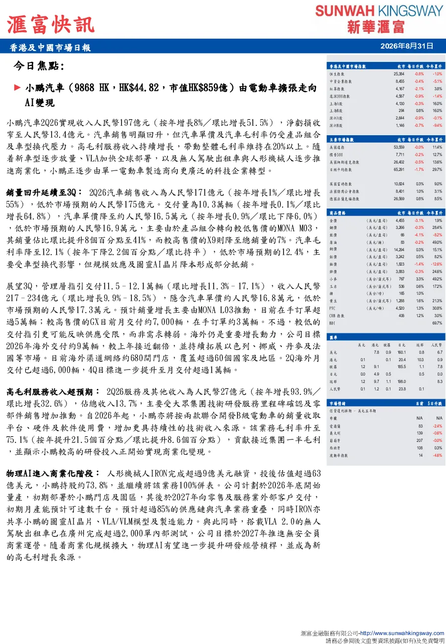 由电动车扩张走向AI变现