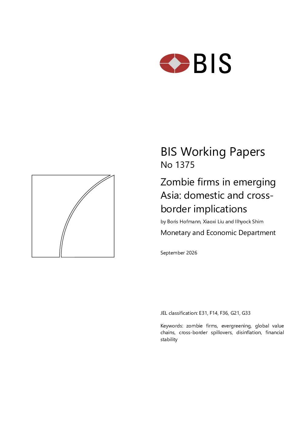 新兴亚洲的僵尸企业：国内和跨境影响