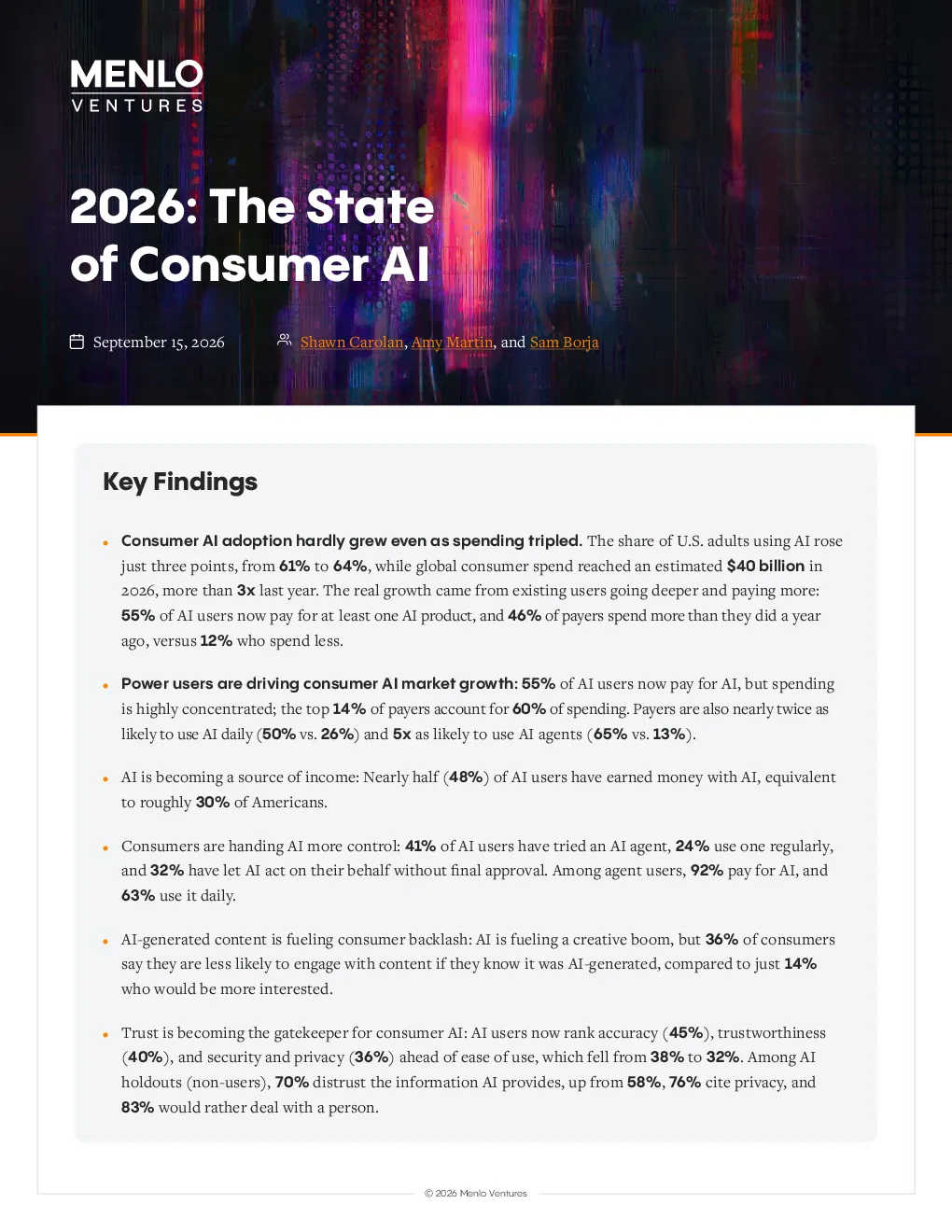 2026年消费级人工智能现状报告