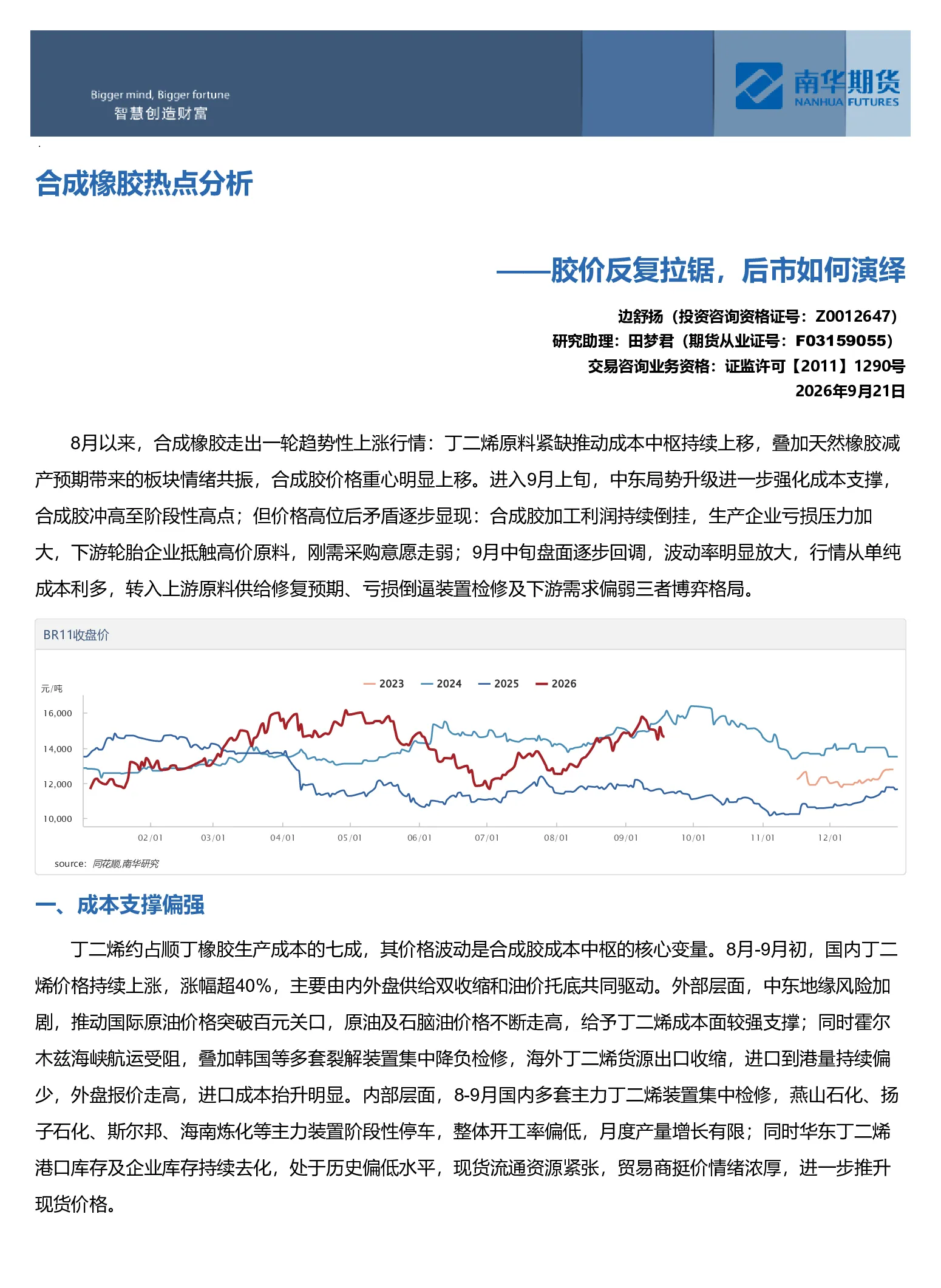 合成橡胶热点分析：胶价反复拉锯，后市如何演绎