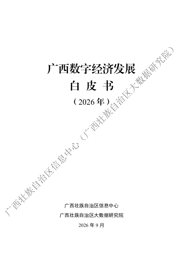 广西数字经济发展白皮书2026