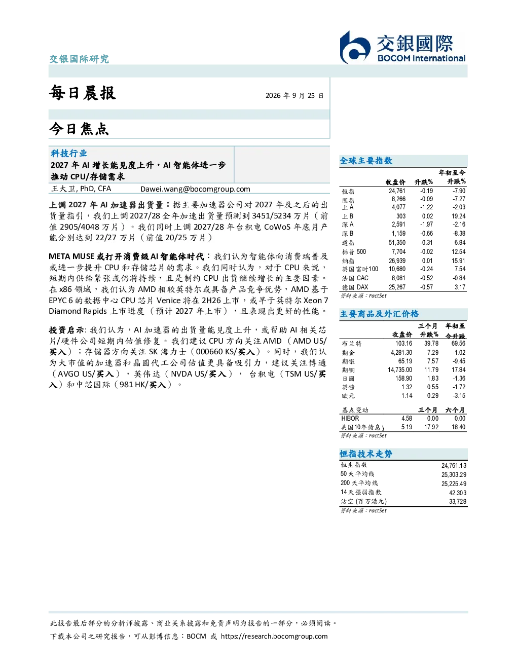 每日晨报