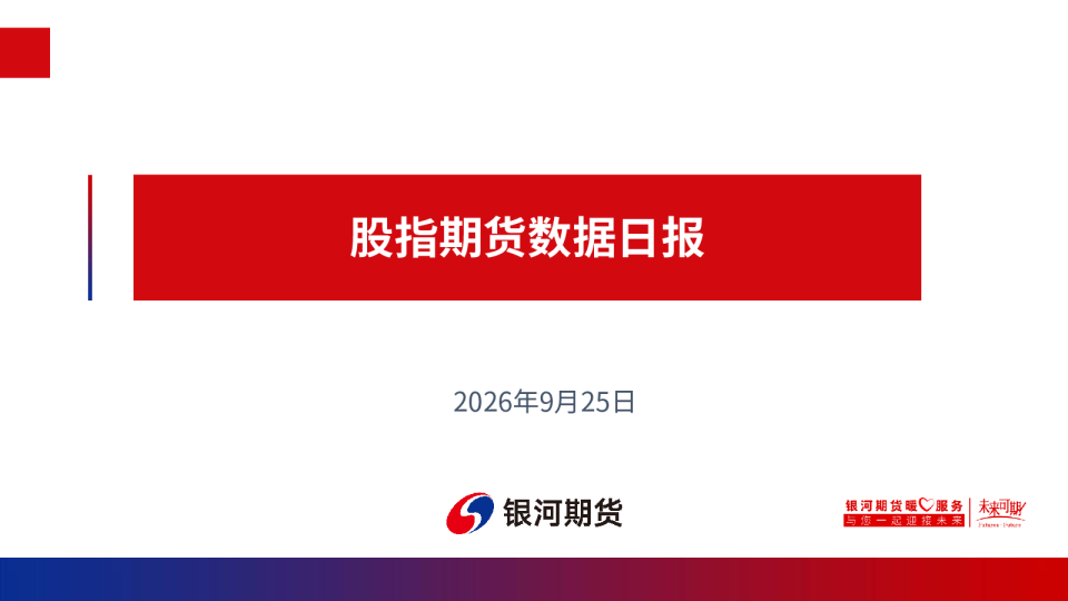 股指期货数据日报