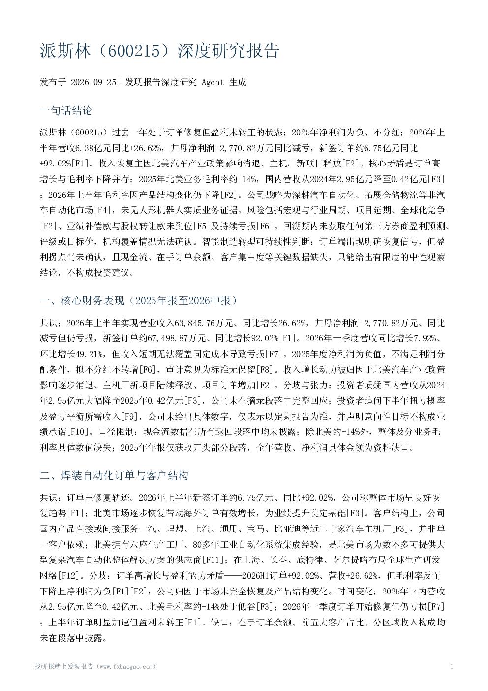 派斯林（600215）深度研究报告