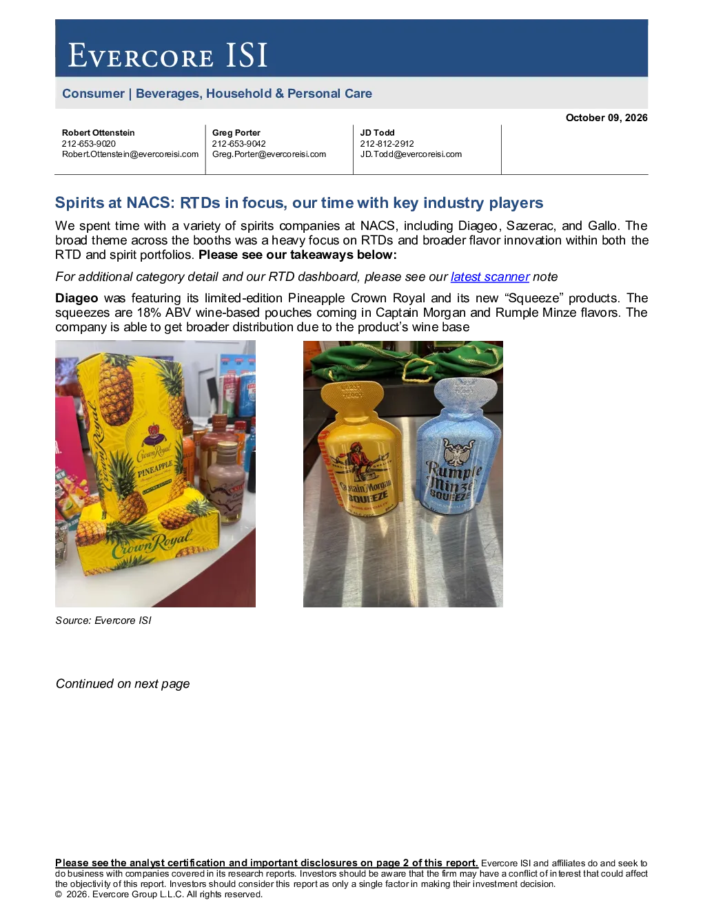 NACS展会上的烈酒：即饮饮料（RTDs）成焦点，我们与行业核心参与者的交流心得