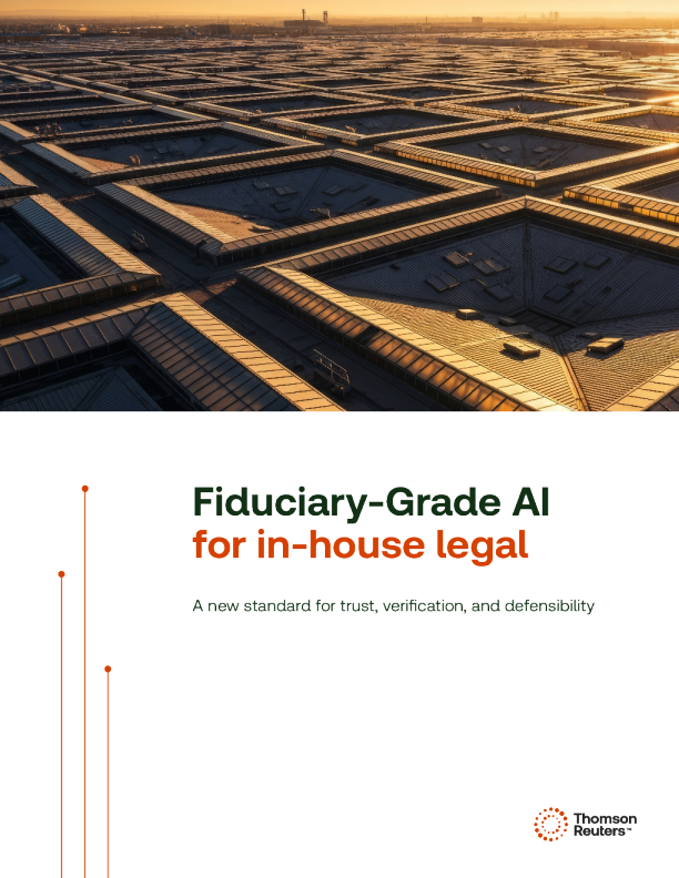 用于内部法律事务的信托级AI™