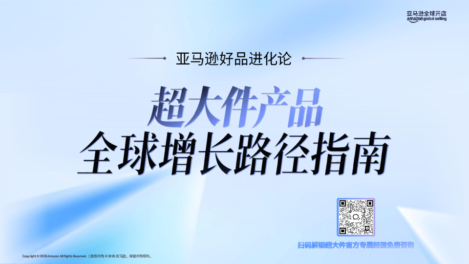 超大件产品消费趋势和选品推荐