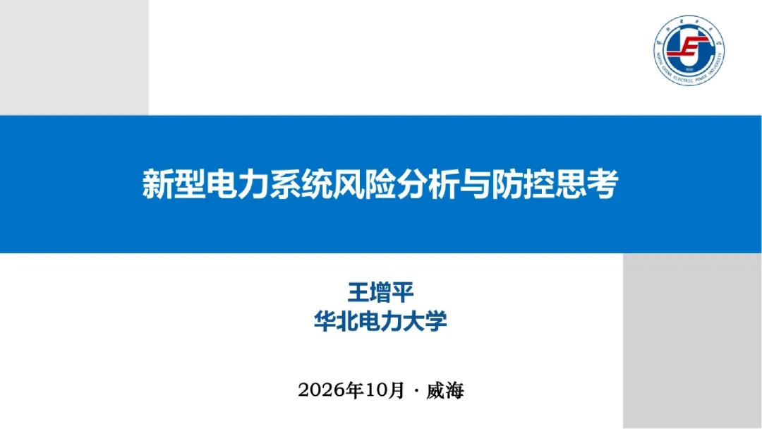新型电力系统风险分析与防控思考