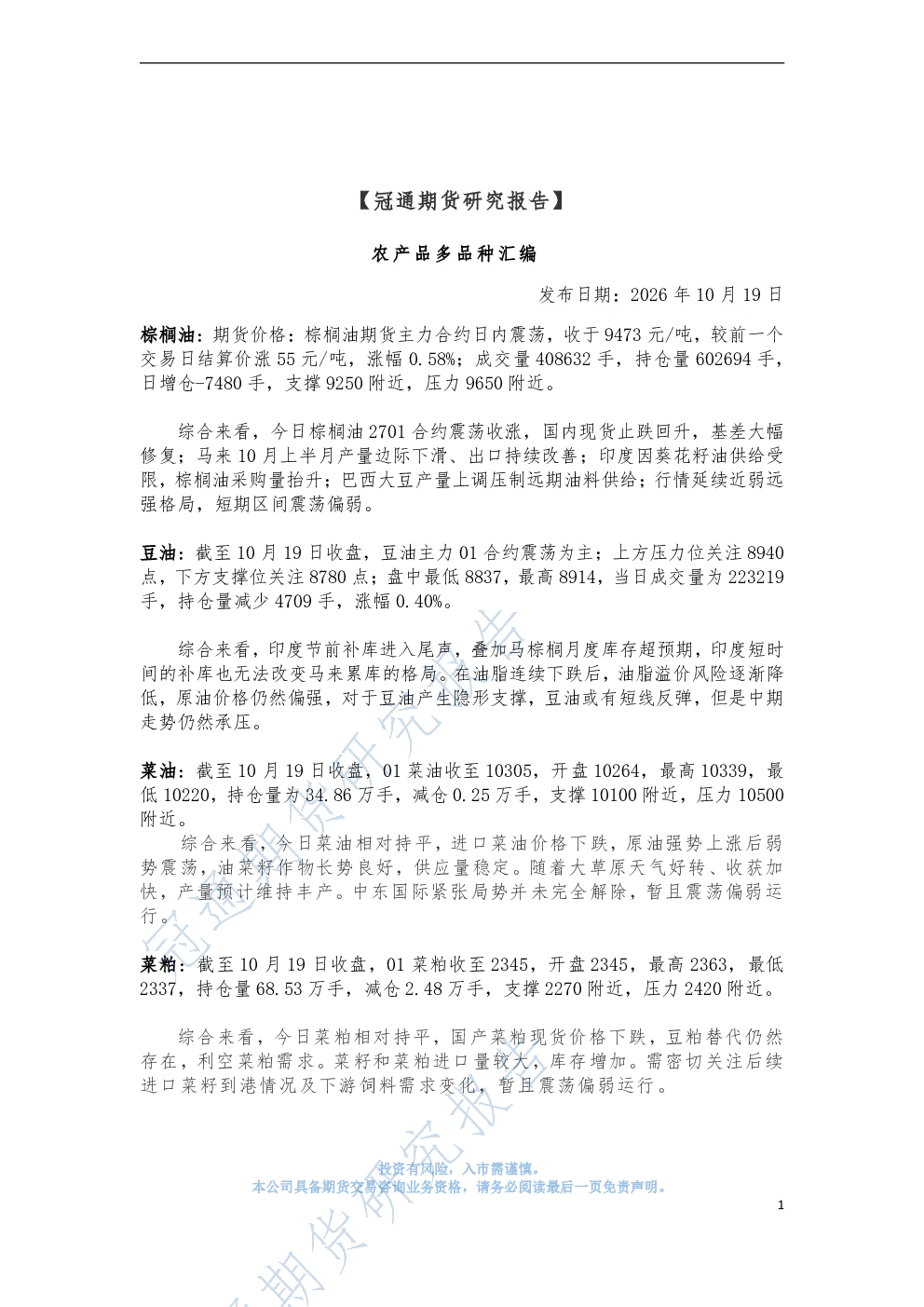 农产品多品种汇编