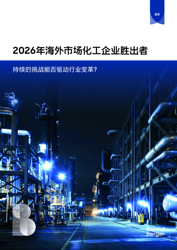 2026年海外市场化工企业胜出者报告