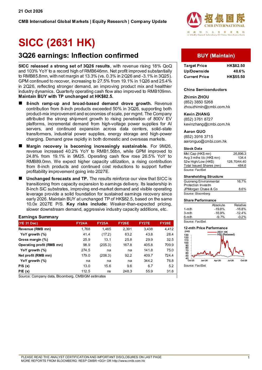 3Q26 earnings: Inflection confirmed