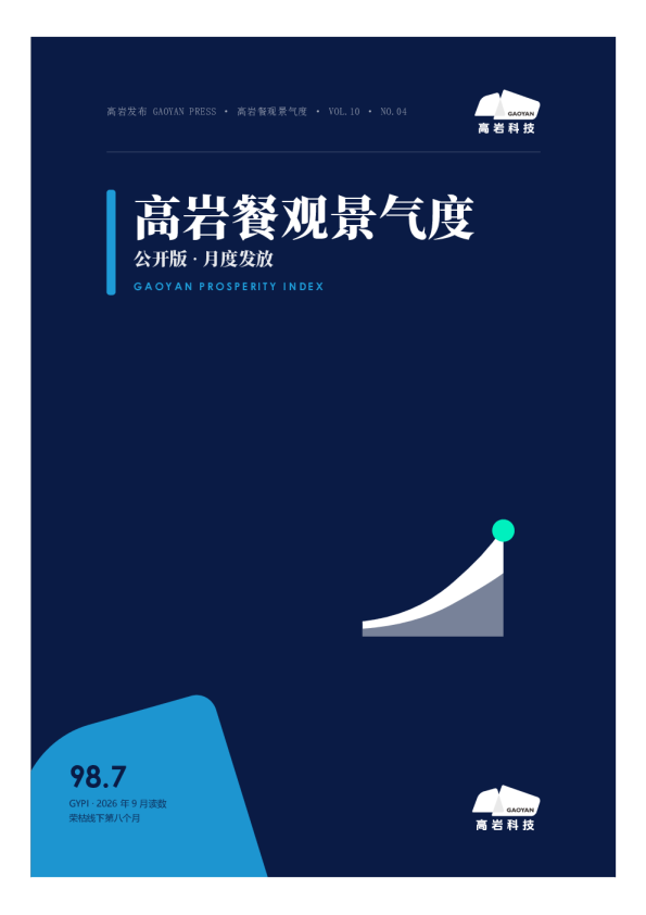 高岩餐观景气度观察报告2026年9月版