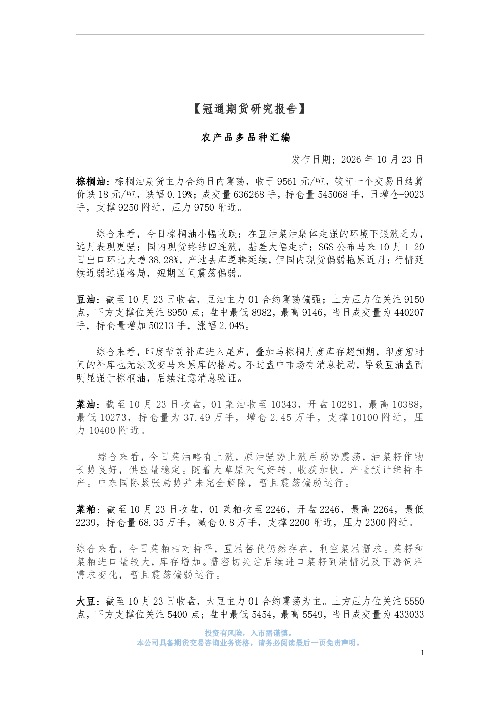 农产品多品种汇编