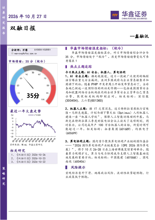 鑫融讯：双融日报