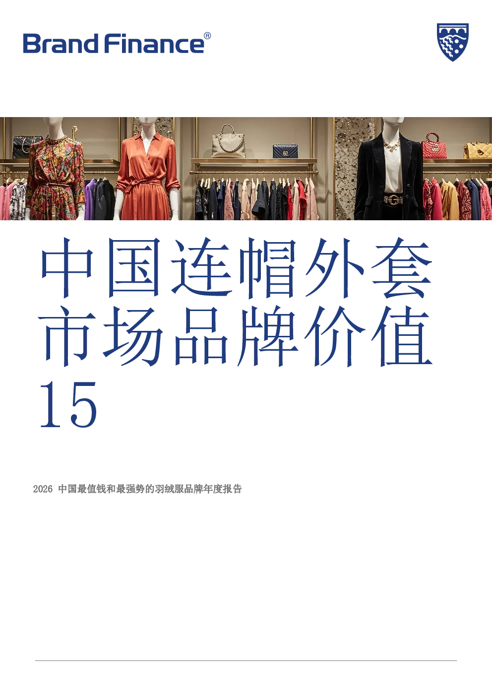 中国连帽外套市场品牌价值15