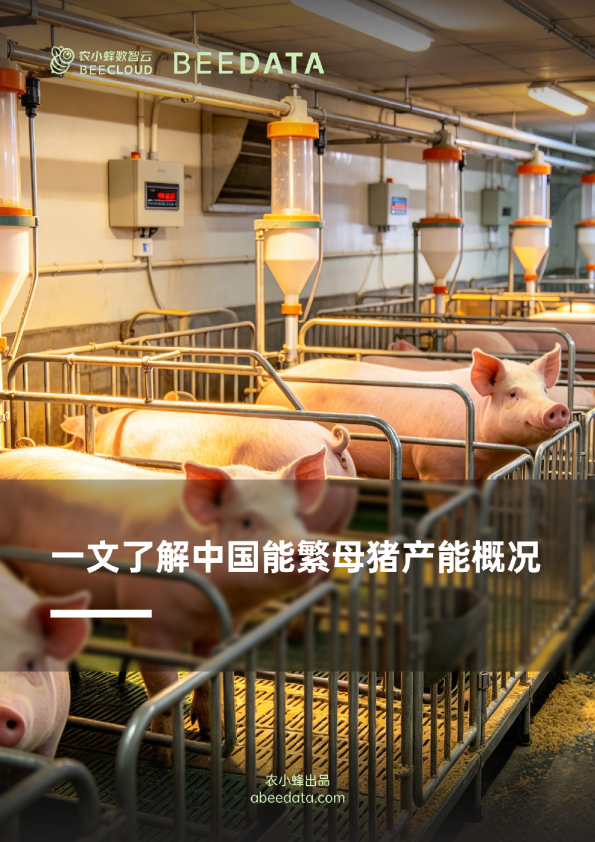 一文了解中国能繁母猪产能概况