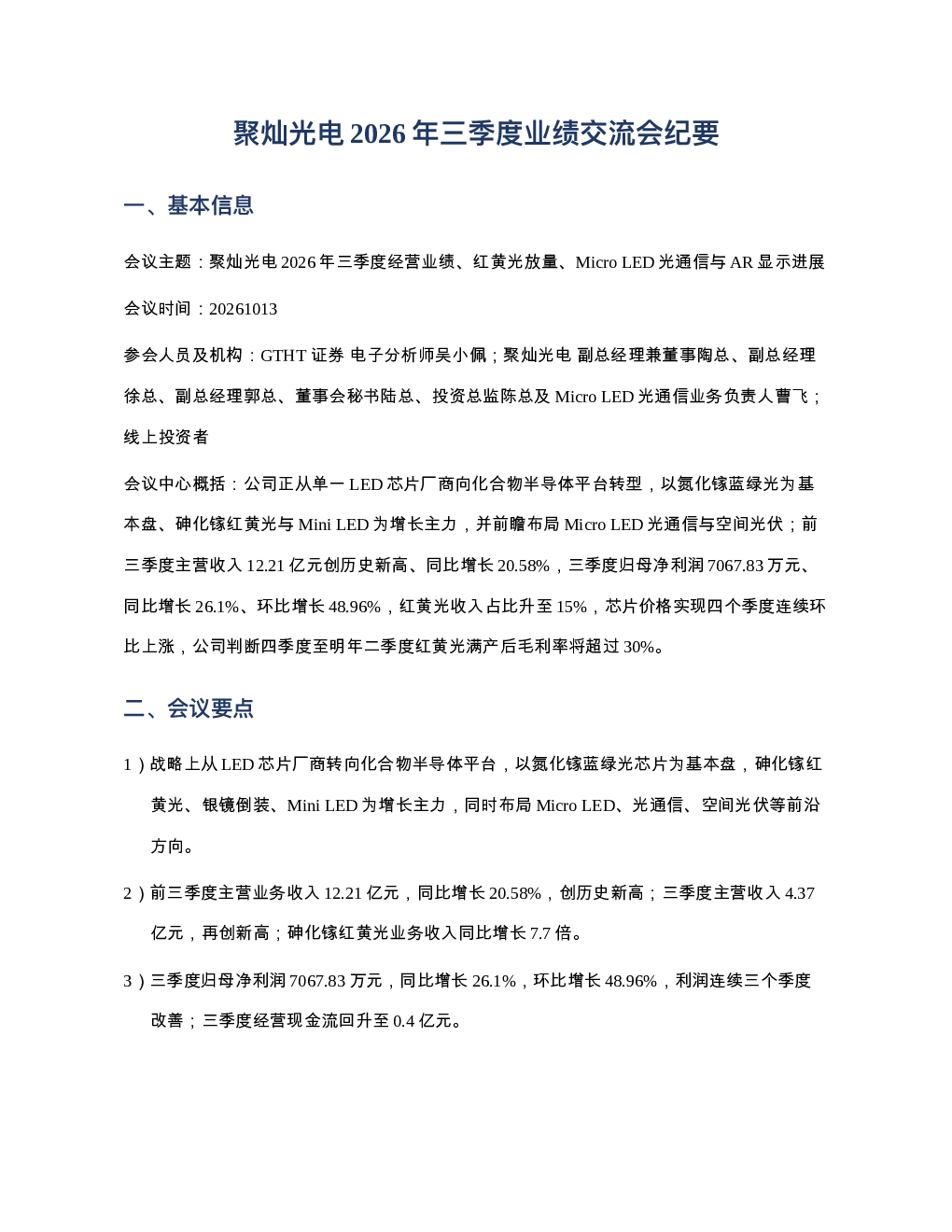 聚灿光电28261013